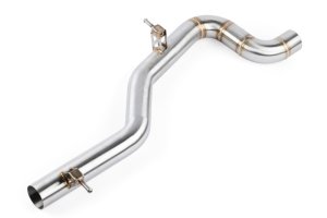 Volkswagen Golf R Performance Exhaust - APR - APR Catback with Dual Helmholtz Resonators - Matte Carbon Fiber - `22-`25