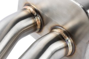 Volkswagen Golf R Performance Exhaust - APR - APR Catback with Dual Helmholtz Resonators - Matte Carbon Fiber - `22-`25