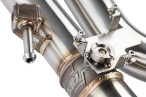 Volkswagen Golf R Performance Exhaust - APR - APR Catback with Dual Helmholtz Resonators - Matte Carbon Fiber - `22-`25