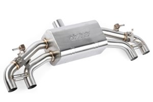 Volkswagen Golf R Performance Exhaust - APR - APR Catback with Dual Helmholtz Resonators - Matte Carbon Fiber - `22-`25