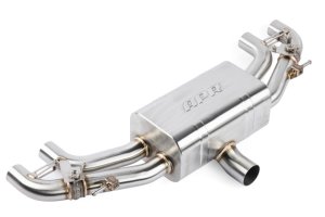 Volkswagen Golf R Performance Exhaust - APR - APR Catback with Dual Helmholtz Resonators - Matte Carbon Fiber - `22-`25