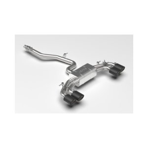 Volkswagen Golf R Performance Exhaust - APR - APR Catback with Dual Helmholtz Resonators - Matte Carbon Fiber - `22-`25