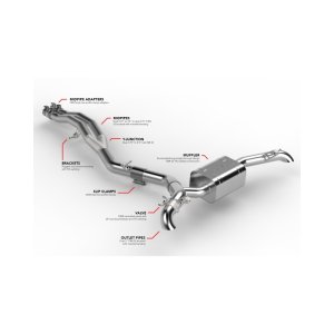 Audi SQ5 Performance Exhaust - Rear - APR - Catback - `18-`25