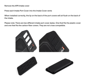 Volkswagen GTI Performance Air Intake - APR - Carbon - Black - `22-`24