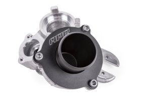 Audi Q5 Turbo Muffler Delete - APR - 2-Piece Design - Black - `11-`22