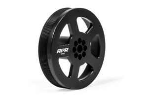 Audi Q7 Crank Pulley - APR - Supercharger Crank Pulley Upgrade 187mm - Black - `11-`15
