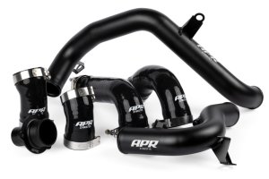 Volkswagen GTI Charge Pipe Full System - APR - Turbo Muffler Pipe, Charge Pipes, Charge Hose System - Black - `22-`24