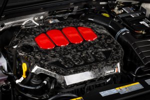 Audi A3 Engine Cover - APR - Exotic Gloss Forged Carbon Fiber - Gloss Forged Carbon Fiber - `22-`24