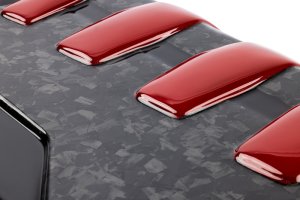 Audi RS3 Engine Cover - APR - Exotic Gloss Forged Carbon Fiber - Gloss - Forged Carbon Fiber - `17-`24
