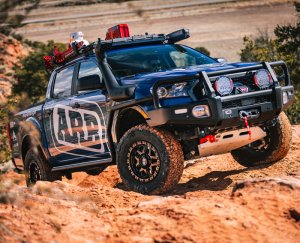 Ford Ranger Roof Rack Mount Kit - ARB - BASE Rack Mount Kit w/ Deflector - `19-`21