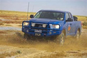 Toyota Tundra Bull Bar - ARB - Winch Mount, Deluxe, Steel Construction, Black Powder Coat - Black - `07-`12