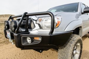 Toyota Tacoma Bull Bar - ARB - Winch Mount, Compatible with ARB Fog Lights - Black - `12-`15