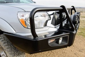 Toyota Tacoma Bull Bar - ARB - Winch Mount, Compatible with ARB Fog Lights - Black - `12-`15