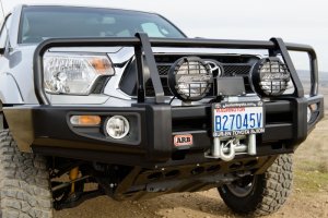Toyota Tacoma Bull Bar - ARB - Winch Mount, Compatible with ARB Fog Lights - Black - `12-`15