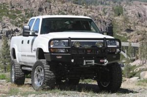 Chevrolet Silverado 1500 Bull Bar - ARB - ARB Combar Chev Slvrado - Black - `03-`06