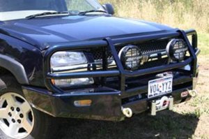 Chevrolet Silverado 2500 Bull Bar - ARB - ARB Combar Chev Slvrado - Black - `03-`06