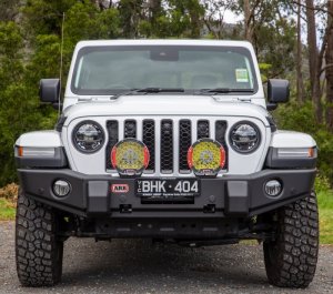 Jeep Wrangler Front Winch Bumper - ARB - ARB Sahara Bars - `18-`21
