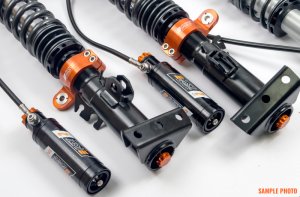 BMW 2 Series Coilover Suspension Kit - Front + Rear - AST - 5200 Comp Series, 2-Way Adjustable, Remote Reservoir, Monotube, Inverted Strut, Camber-Adjustable Front Top Mounts (5-bolt), Solid Rear Top Mounts - `15-`19 BMW 2 Series Coilover Suspension Kit - Front + Rear - AST - 5200 Comp Series, 2-Way Adjustable, Remote Reservoir, Monotube, Inverted Strut, Camber-Adjustable Front Top Mounts (5-bolt), Solid Rear Top Mounts - `15-`19