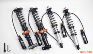 Ford Focus Coilover Suspension Kit - Front + Rear - AST - 5200 Comp Series, 2-Way Adjustable, MONOTUBE - `12-`18