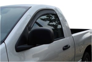 Dodge RAM 1500 Side Window Deflector - AVS - In-Channel - Smoke - `02-`08