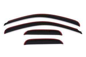 Chevrolet Silverado 1500 Wind Deflectors - Front + Rear - AVS - In-Channel - Smoke - `07-`13