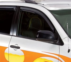 Toyota Sequoia Wind Deflectors - Front & Rear - AVS - In-Channel - Smoke - `08-`18