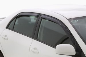 Toyota Corolla In-Channel Ventvisors - Front + Rear - AVS - Smoke - `09-`13