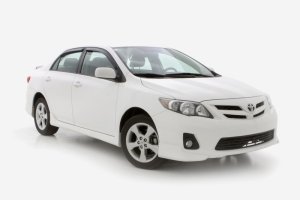 Toyota Corolla In-Channel Ventvisors - Front + Rear - AVS - Smoke - `09-`13