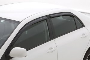 Toyota Corolla In-Channel Ventvisors - Front + Rear - AVS - Smoke - `09-`13