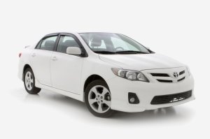 Toyota Corolla In-Channel Ventvisors - Front + Rear - AVS - Smoke - `09-`13
