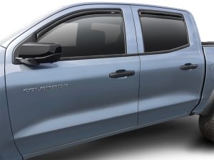 Chevrolet Colorado In-Channel Ventvisor - AVS - Low Profile Deflectors - Smoke - 2023+