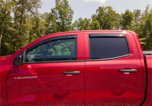 Chevrolet Colorado In-Channel Ventvisor - AVS - Low Profile Deflectors - Smoke - 2023+