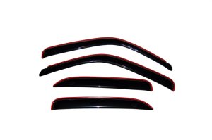 Cadillac Escalade Wind Deflectors - Front + Rear - AVS - In-Channel - Smoke - `02-`06