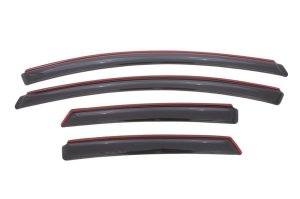 Ford Focus In-Channel Ventvisor - Front + Rear - AVS - 4 pc. - Smoke - `12-`18