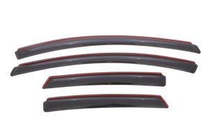 Ford Focus In-Channel Ventvisor - Front + Rear - AVS - 4 pc. - Smoke - `12-`18
