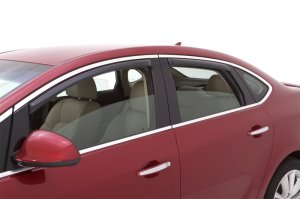 Buick Verano In-Channel Ventvisor - Front + Rear - AVS - Smoke - `12-`17 Buick Verano In-Channel Ventvisor - Front + Rear - AVS - Smoke - `12-`17