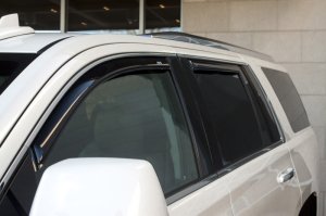Cadillac Escalade In-Channel Ventvisor - Front + Rear - AVS - Smoke - `07-`14