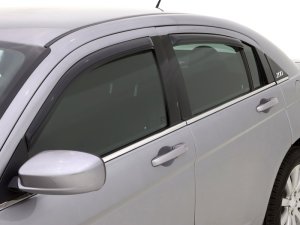 Chrysler Sebring Wind Deflectors - Front & Rear - AVS - In-Channel - Smoke - `07-`10