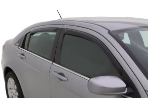 Chrysler Sebring Wind Deflectors - Front & Rear - AVS - In-Channel - Smoke - `07-`10