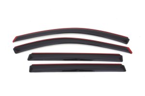 Nissan Pathfinder Window Deflectors - Front + Rear - AVS - In-Channel - Smoke - `13-`18 Nissan Pathfinder Window Deflectors - Front + Rear - AVS - In-Channel - Smoke - `13-`18