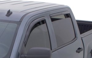 Chevrolet Silverado 2500 In-Channel Ventvisors - Front + Rear - AVS - Smoke - `15-`18