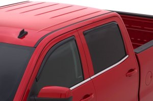 Chevrolet Silverado 2500 In-Channel Ventvisors - Front & Rear - AVS - Smoke - `15-`18