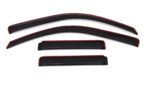Chevrolet Trailblazer In-Channel Ventvisor Deflectors - Front + Rear - AVS - Smoke - `02-`09
