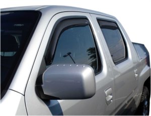 Honda Ridgeline In-Channel Ventvisors - Front & Rear - AVS - Smoke - `06-`14