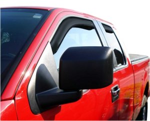 Toyota Tundra Wind Deflectors - Front + Rear - AVS - In-Channel - Smoke - `22-`23 Toyota Tundra Wind Deflectors - Front + Rear - AVS - In-Channel - Smoke - `22-`23