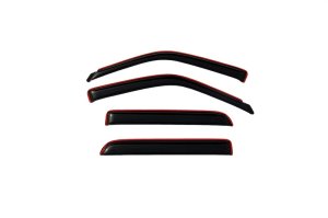 Lincoln Blackwood Wind Deflectors - Front + Rear - AVS - In-Channel Ventvisor - Smoke - `02-`03