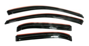 Volkswagen Atlas Ventvisors - Front + Rear - AVS - In-Channel - Smoke - `18-`27