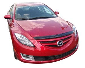 Mazda 6 Hood Deflector - AVS - Carflector Low Profile - Smoke - `09-`12