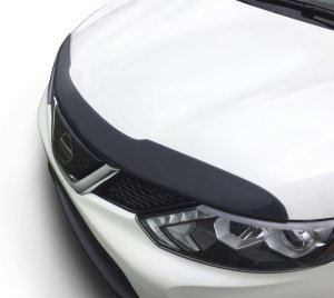 Nissan Rogue Hood Shield - AVS - Aeroskin Low Profile Acrylic - Smoke - `14-`18