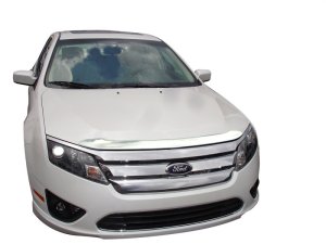 Ford Fusion Hood Deflector - AVS - Aeroskin Shield - Chrome - `10-`12